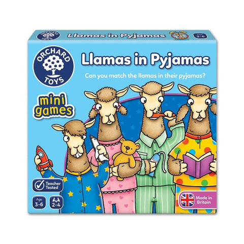 Orchard Toys mini games Llamas in Pyjamas