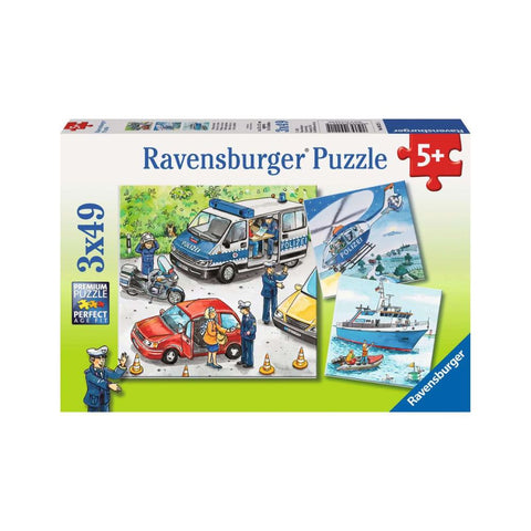 Ravensburger Police in Action 3 x 49pc puzzles