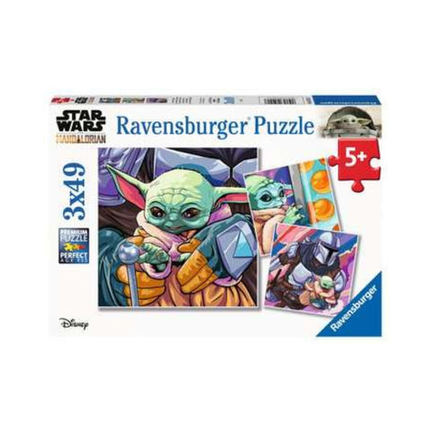 Ravenburger Star Wars Grogu Moments 3 x 49pc puzzles