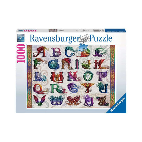 Ravensburger 1000pc Puzzle Dragon Alphabet