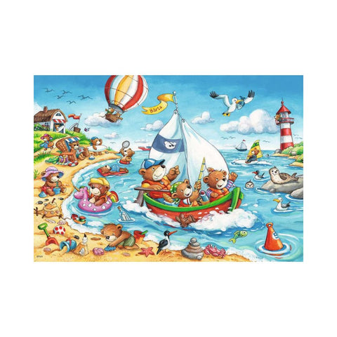 Ravensburger 2 x 24 pc Puzzles Seaside Holiday