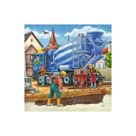 Ravensburger 3 x 49pc Puzzles Large Construction Vehicles