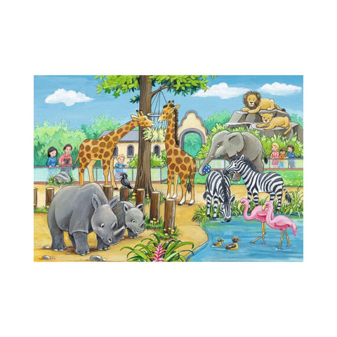 Ravensburger 2 x 24pc Puzzles Welcome To The Zoo