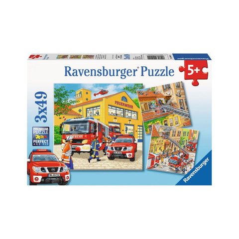 Ravensburger 3 x 49pc Puzzles Fire Brigade Run