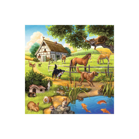 Ravensburger 3 x 49pc Puzzles Forest Zoo Domestic Animals