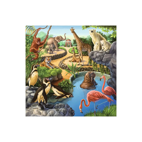 Ravensburger 3 x 49pc Puzzles Forest Zoo Domestic Animals