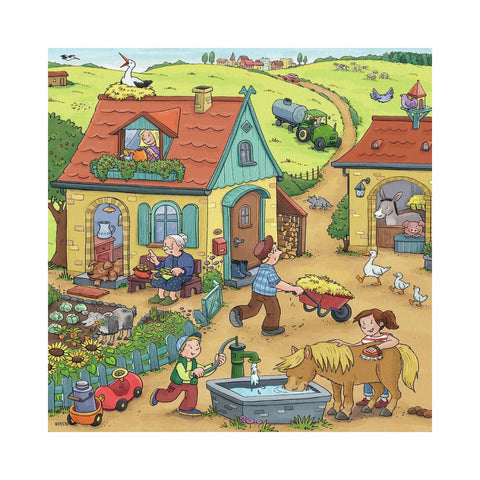 Ravensburger 3 x 49pc Puzzle On the farm