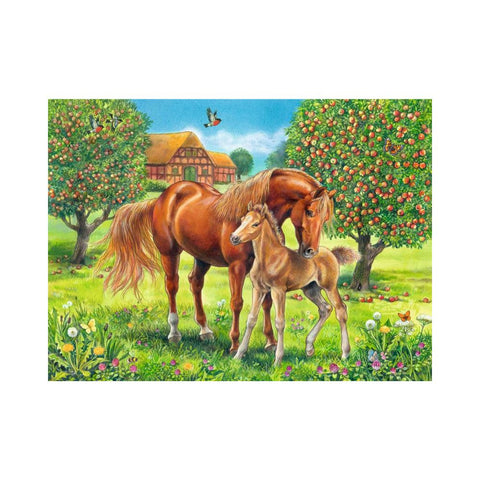 Ravensburger 100pc Puzzle Horses in the Field