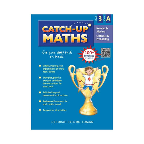 Catch-Up Maths Number & Algebra Statistics & Probability Year 3 Book