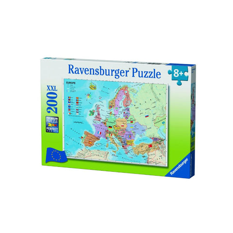 Ravensburger 200pc Puzzle World Map With Flags