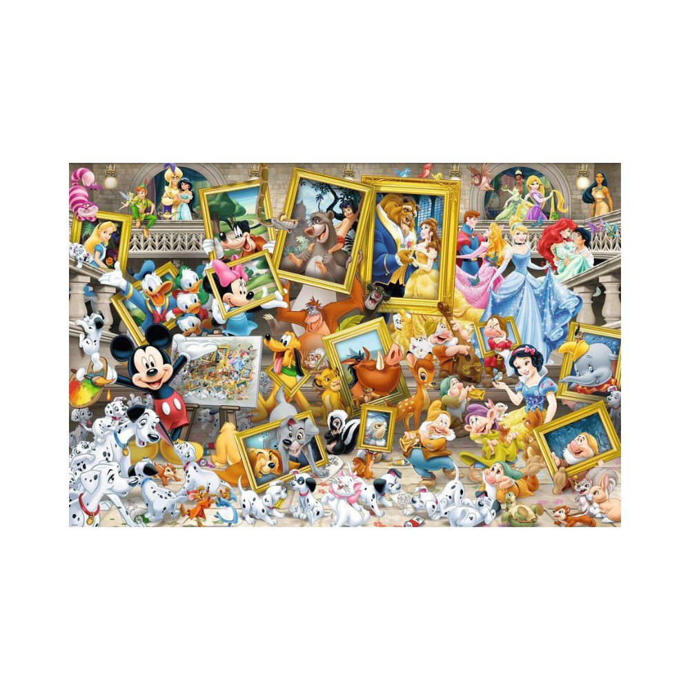 Building the 5000 PIECE Artistic Mickey Disney puzzle by