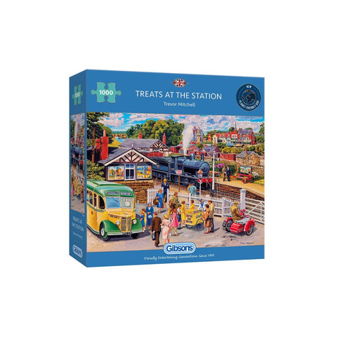 Gibsons Treats At The Station 1000pc puzzle