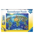 Ravensburger - World Landmarks Map 300pc Puzzle