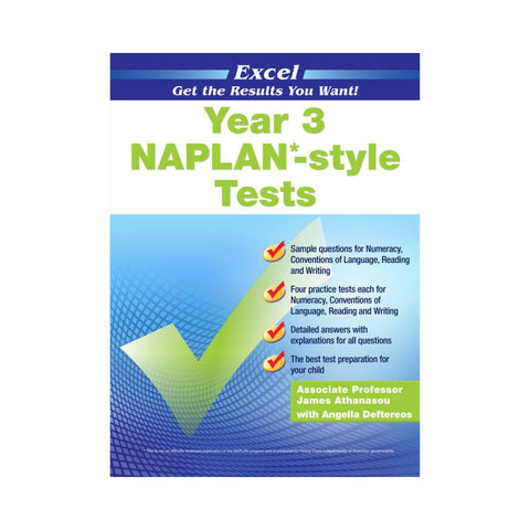 Excel Year 3 Naplan-style Tests