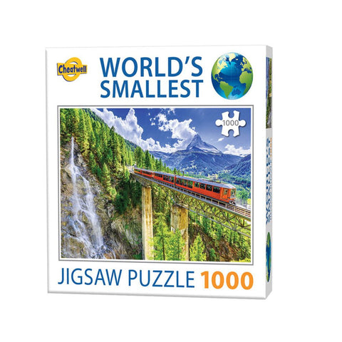 Cheatwell - World's Smallest 1000pc puzzle Matterhorn Switzerland