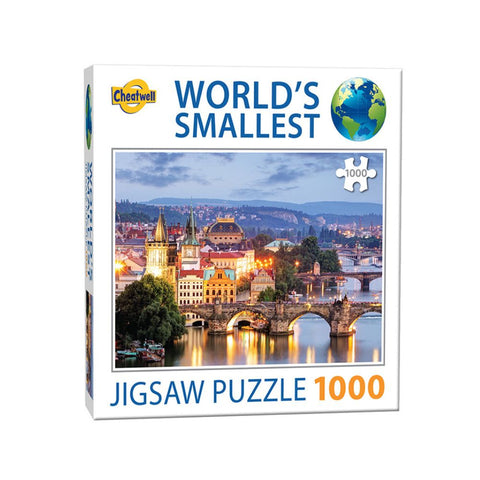 Cheatwell - World's Smallest 1000pc puzzle Praque Bridges