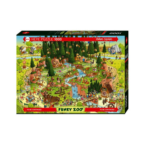 Heye - Funky Zoo Black Forest Habitat 1000pc Puzzle