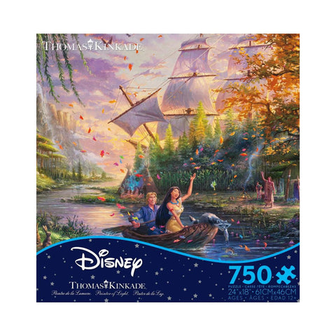 Ceaco 750pc Puzzle Thomas Kinkade Disney Collection Pocahontas-Jedko-booksrusandmore