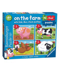 Ravensburger 2 3 4 5 pc My First Puzzle On The Farm