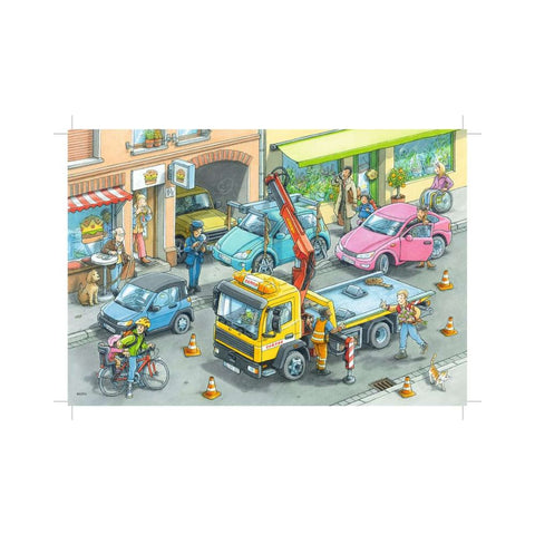 Ravensburger - Working Trucks 2 x 24pc Puzzle