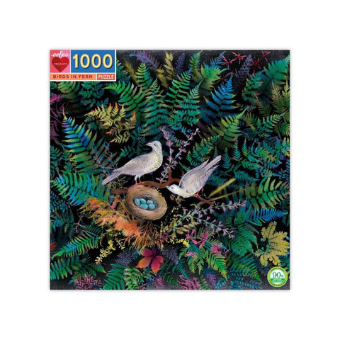 eeBoo 1000pc Puzzle Birds In Fern