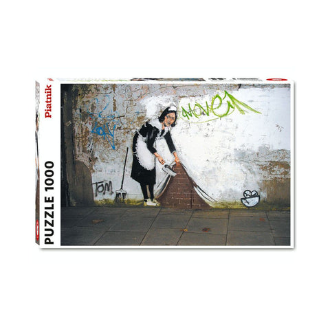 Piatnik- Banksy Maid 1000pc puzzle