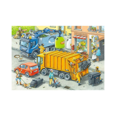 Ravensburger - Working Trucks 2 x 24pc Puzzle