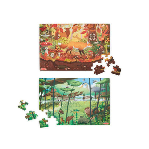 Melissa & Doug Let's Explore Seek & Find Floor Puzzle