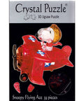 Crystal Puzzle 3D Snoopy Flying Ace 39pc-Jeruel Industrial-booksrusandmore