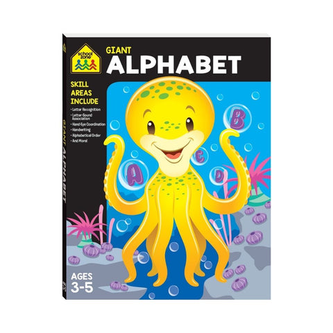 School Zone Giant Workbook Alphabet