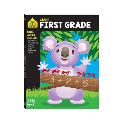 School Zone Giant Workbook First Grade