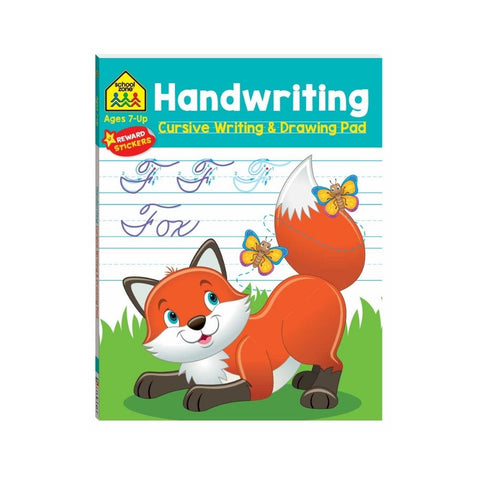 School Zone: Handwriting Cursive Writing and Drawing Pad