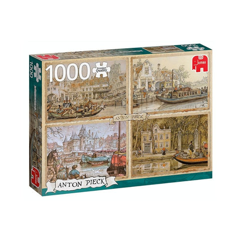 Jumbo 1000pc puzzle Anton Pieck Canal Boats