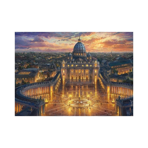 Schmidt -Thomas Kinkade Vatican 1000pc Puzzle!