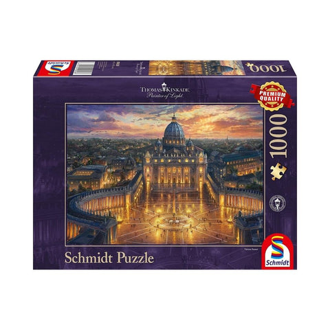 Schmidt -Thomas Kinkade Vatican 1000pc Puzzle