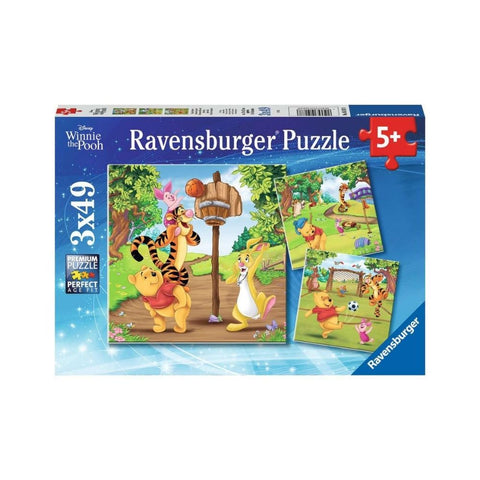 Ravensburger Winnie the Pooh - Sports Day 3x49pc puzzles