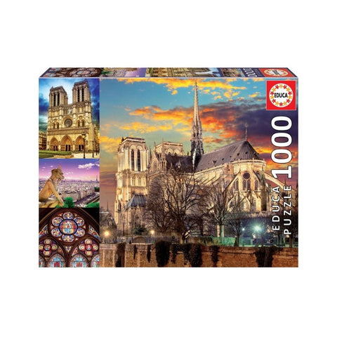 Educa - Notre Dame Collage 1000pc Puzzle