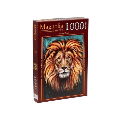 Magnolia Puzzles – Lion by Marcin Moderski 1000pc Puzzle