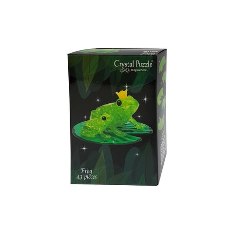 3D Green Frog Crystal Puzzle