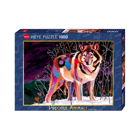 Heye Precious Animals, Night Wolf 1000pc puzzle