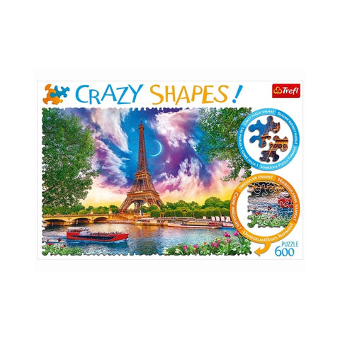 Trefl Crazy Shapes! Sky Over Paris 600pc puzzle