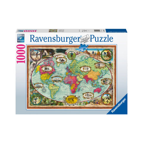 Ravensburger - Bicycle Ride Around The World 1000pc Puzzle