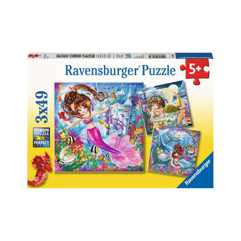 Ravensburger - Charming Mermaids 3 x 49pc Puzzle