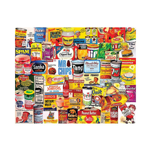 White Mountain Puzzles - Foods We Loved 1000pc Puzzle