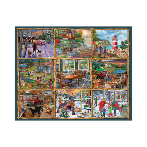 White Mountain Puzzles - For All Seasons 1000pc Puzzle