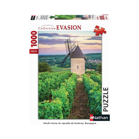 Nathan - Moulin Sorine Vignoble de Santenay Burgundy 1000pc Puzzle