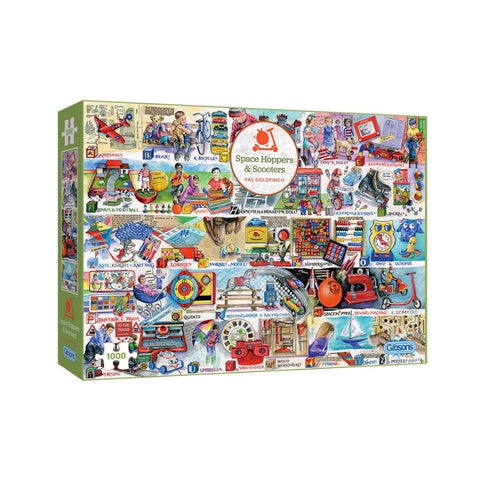 Gibson's 1000pc Puzzle Space Hoppers & Scooters