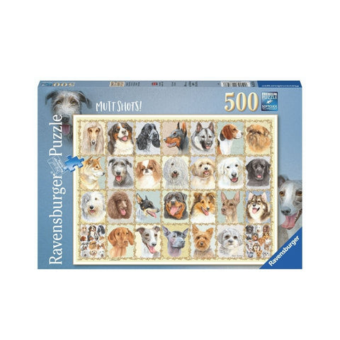 Ravensburger 500pc Puzzle Mutt Shots!