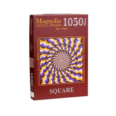 Magnolia Puzzles – Square Optical Illusion by Yurii Perepadia