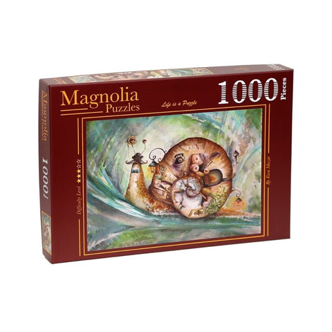 Magnolia Puzzles – Snail by Ewa Mazur 1000pc Puzzle